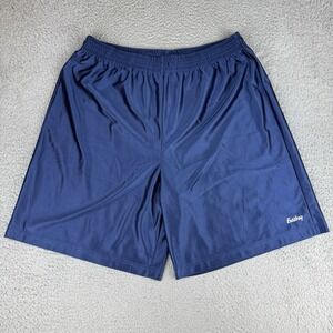 Vintage Eastbay Basketball Shorts Mens Size XXL Baggy Shiny Dazzle Y2K Blue Wide